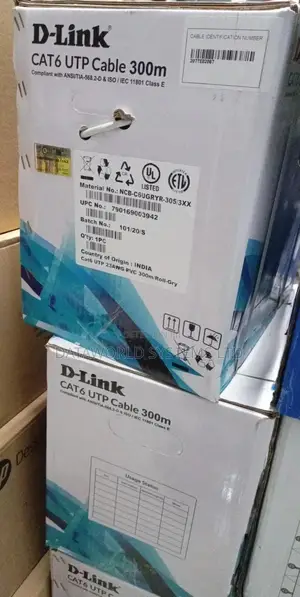D-Link Cat 6 UTP Cable 300M Roll 23AWG