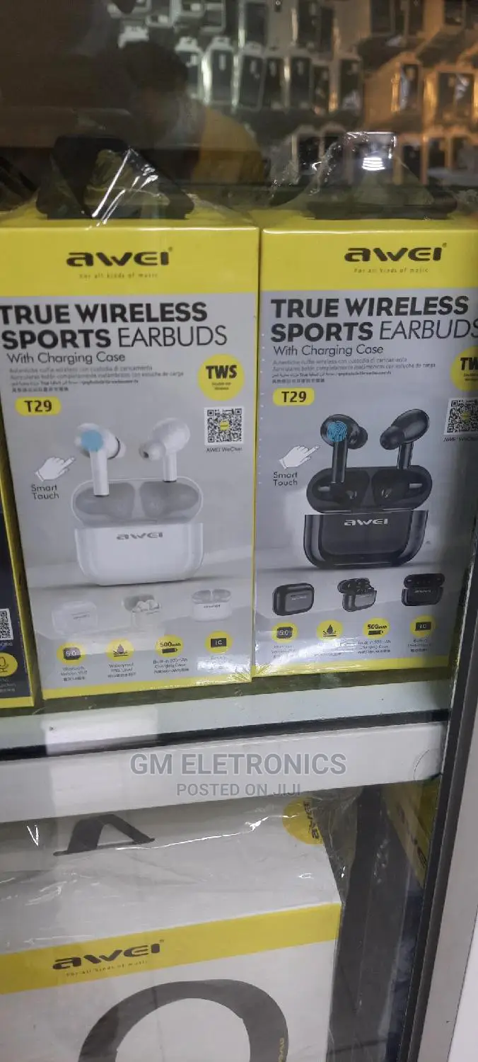 Awei T29 TWS Bluetooth Smart Touch Sports Earbuds