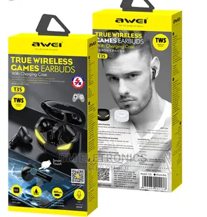 Awei T35 Tws Bluetooth Earphones With Charging Base