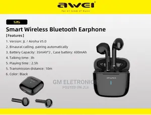 Awei T21 TWS Wireless Bluetooth 5.0 Mini Earbuds