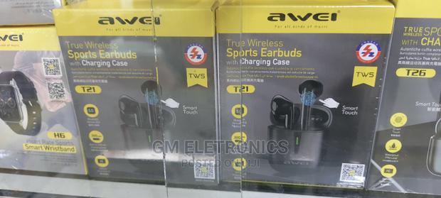 Awei T21 TWS Wireless Bluetooth 5.0 Mini Earbuds - thumbnail 3