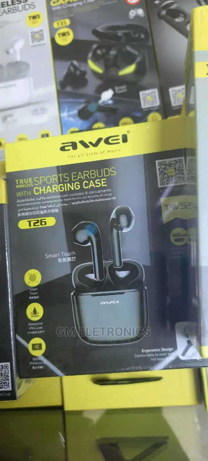 Awei T26 True Wireless Sports Earbuds .