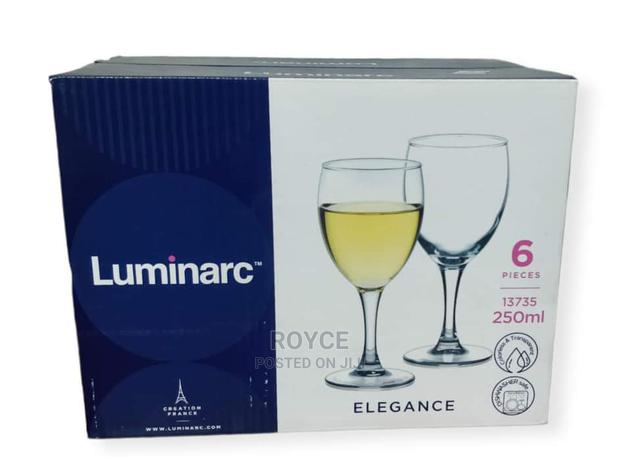 Luminarc 6pc Elegance Wine Glasses_250ml Each - main view