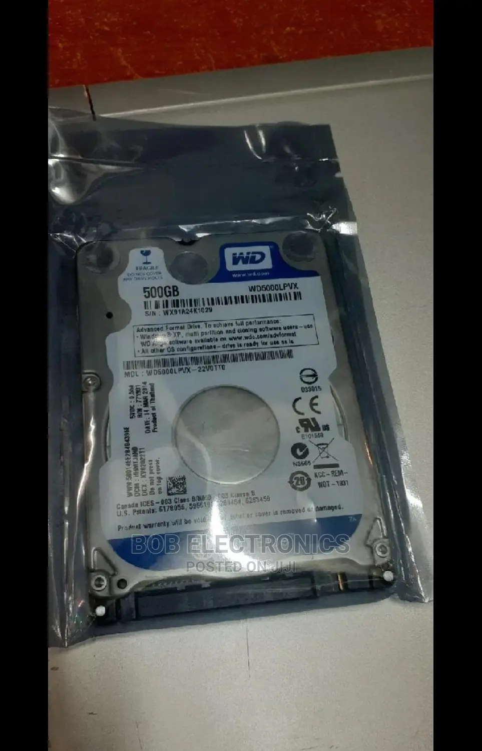 Factory Sealed 500GB Laptop Hard Drive