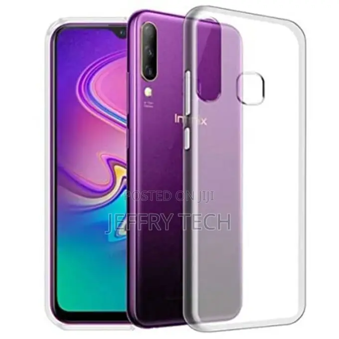Back Case for Infinix S4 - X626 - Transparent - Thin