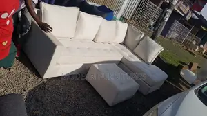 L Seat Sofa With Ottonman
