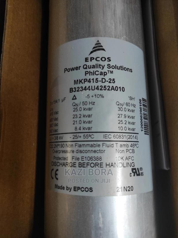 25kvar Epcos Power Factor Capacitor - thumbnail 4