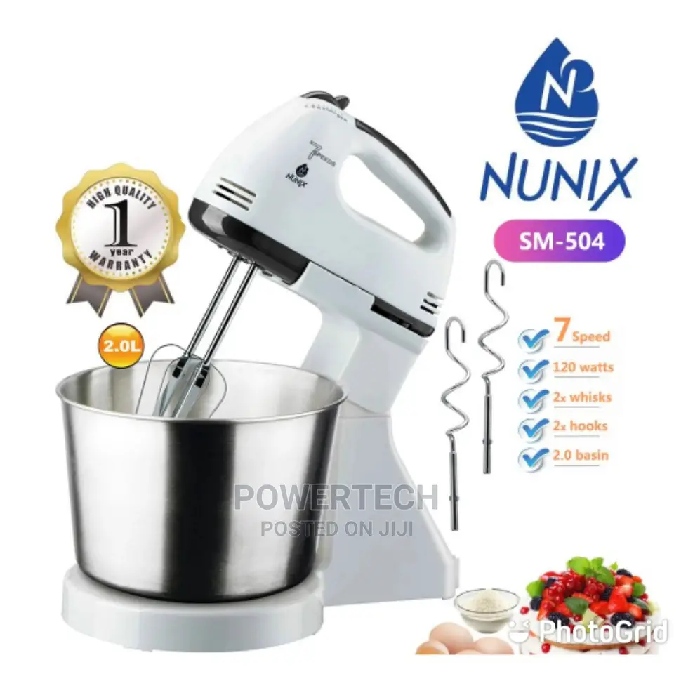Nunix Stand Mixer 2l Bowl