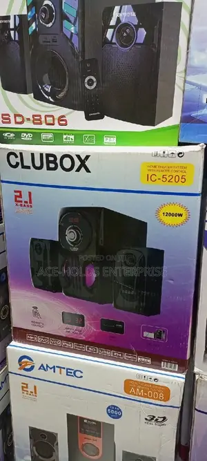 Big 2.1 Clubox Ic-5205 Sub-Woofer Sound System