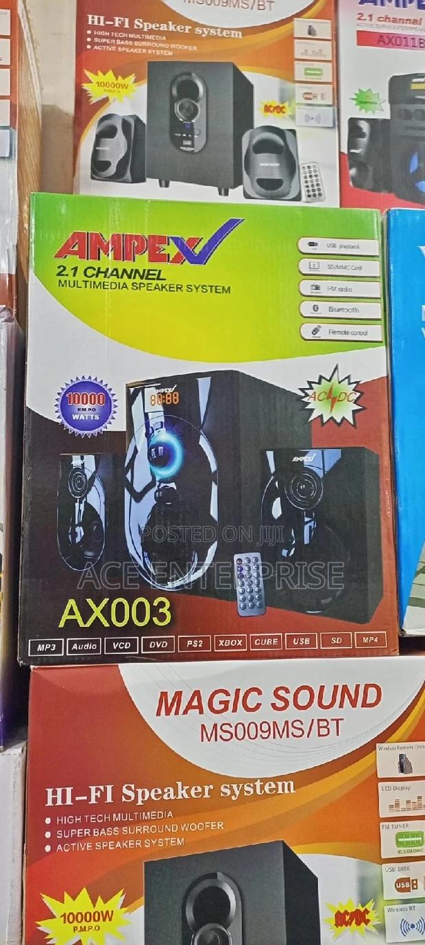 2.1 Small Ampex AX003 Multimedia Speaker System. - main view