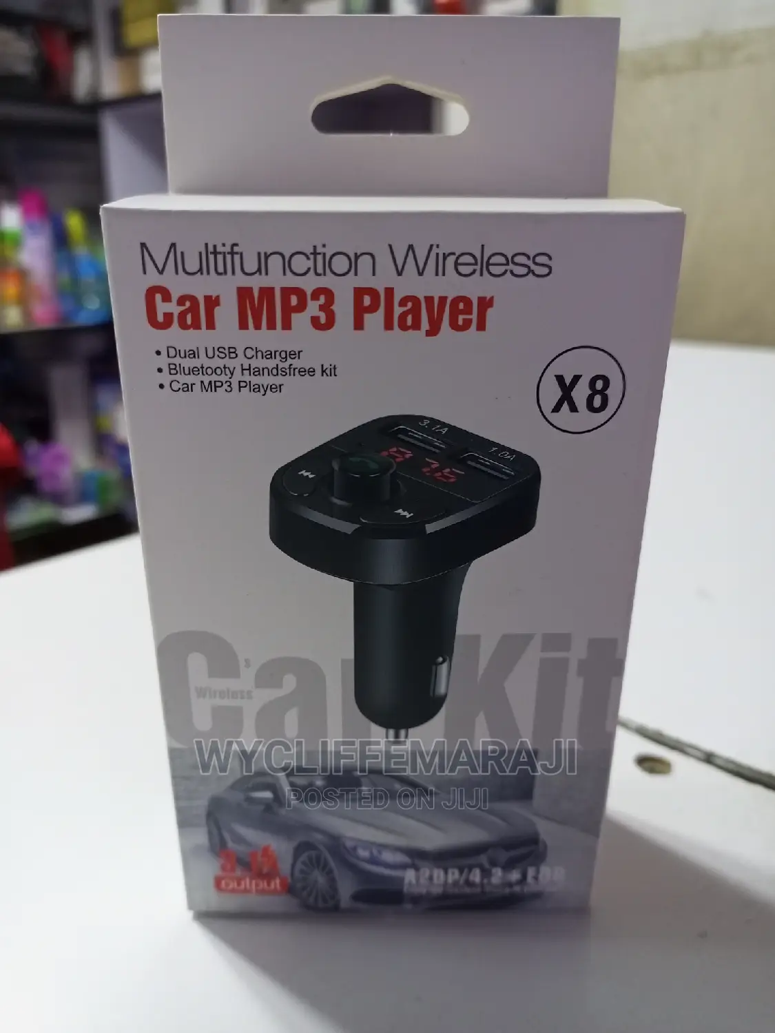Car X8 Bluetooth Car Mp3 Player and Fm Transmitter