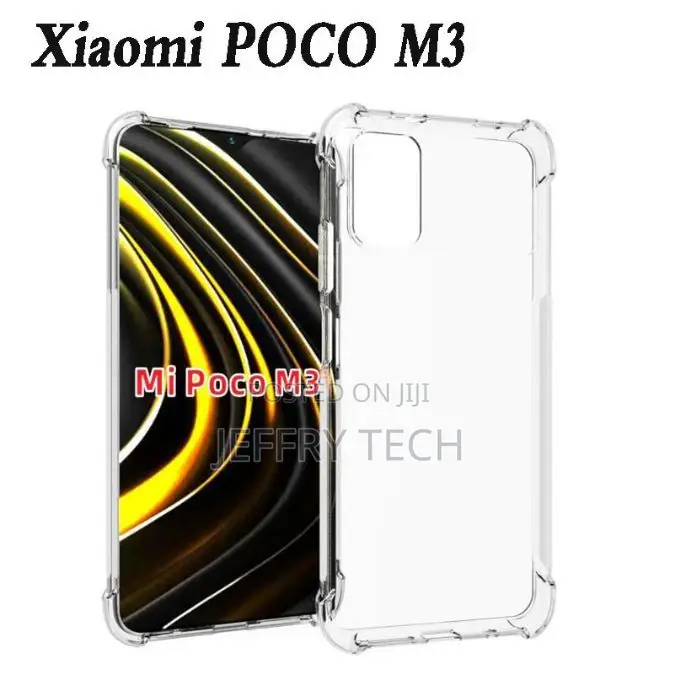 Anti Shock Back Cover for Xiaomi Poco M3 - Transparent