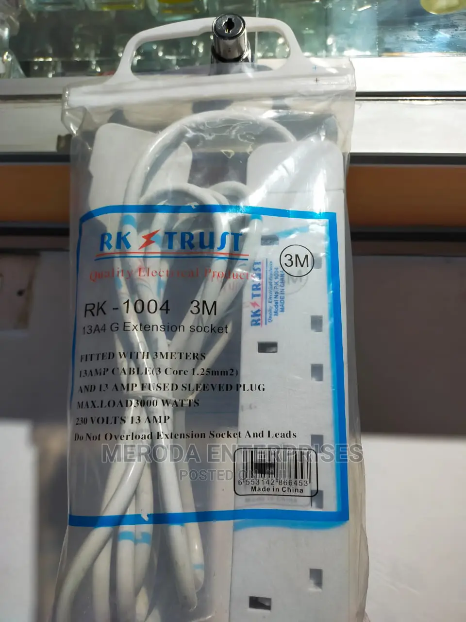 Rk-1004 3m Power Cable