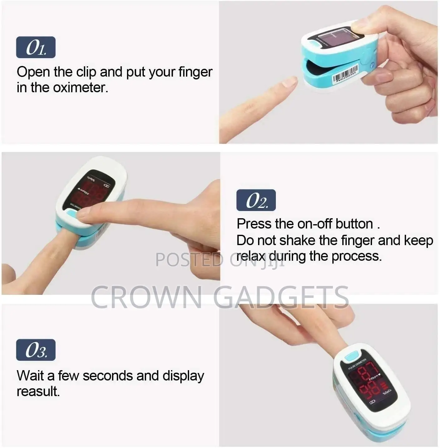 Stylish LK87 Fingertip Pulse Oximeter