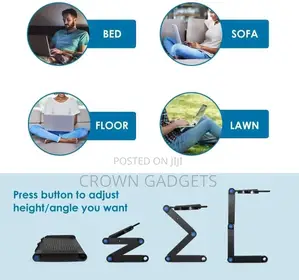 Desk Adjustable Laptop Stand, 17" Wide