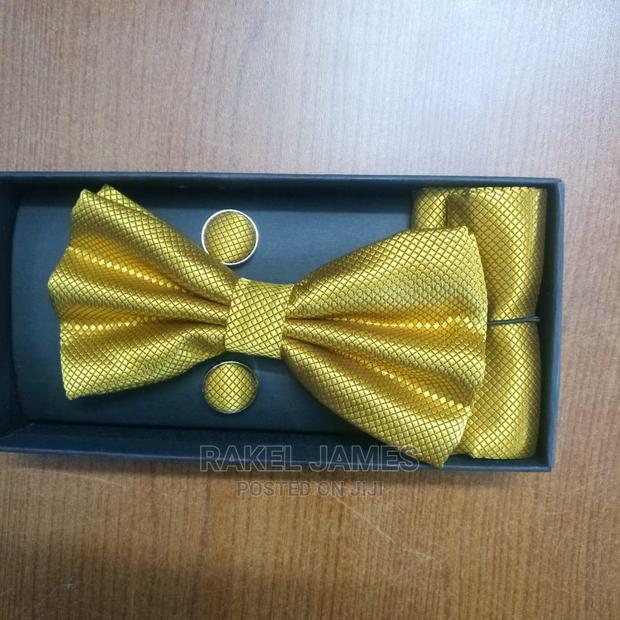 Gold Bow Tie Set - main view