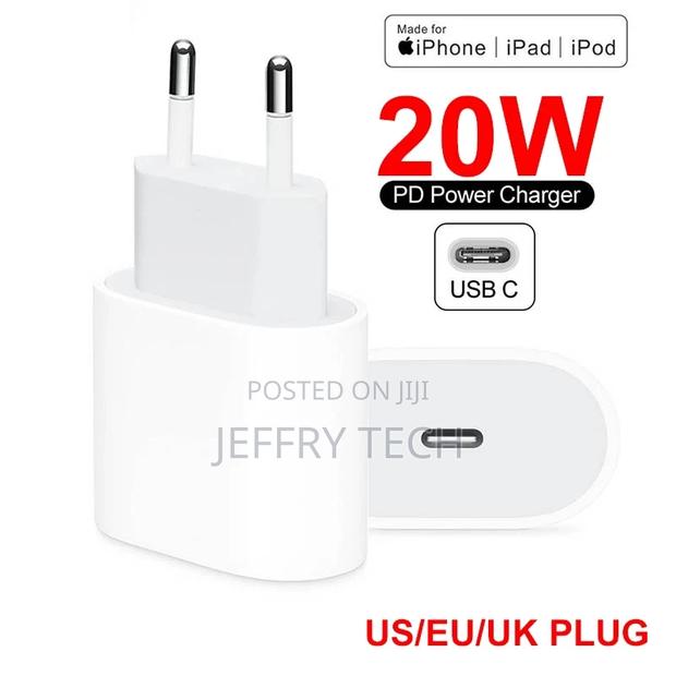 EU US 18W PD Charger for iPhone for iPad Original USB C Powe - thumbnail 2