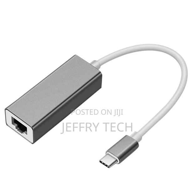 USB C Ethernet Adapter Network Card USB Type-C to Ethernet R - thumbnail 2