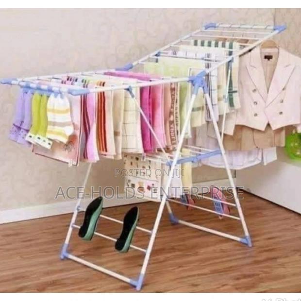 Hanging Clothes Rack Lines - main view