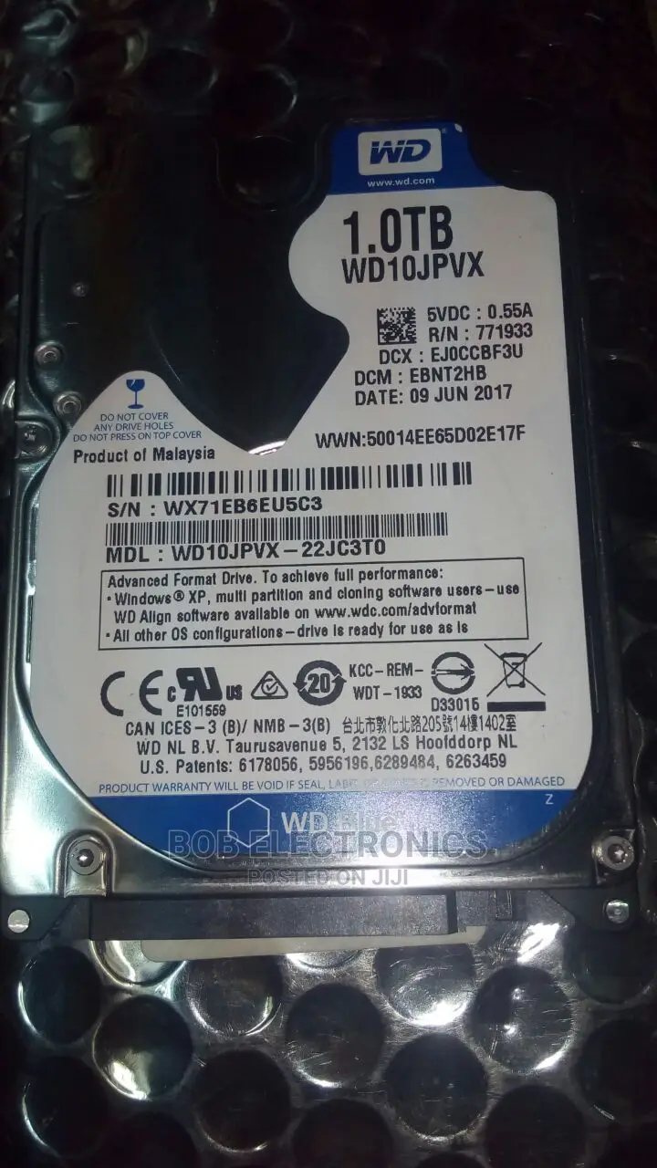 1TB Internal Hard Disk Available