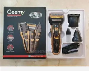 *3:1 Geemy Rechargeable Shaver and Trimmer Set