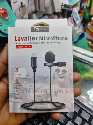 Lavalier Microphones For Type C Also With Jack Cable