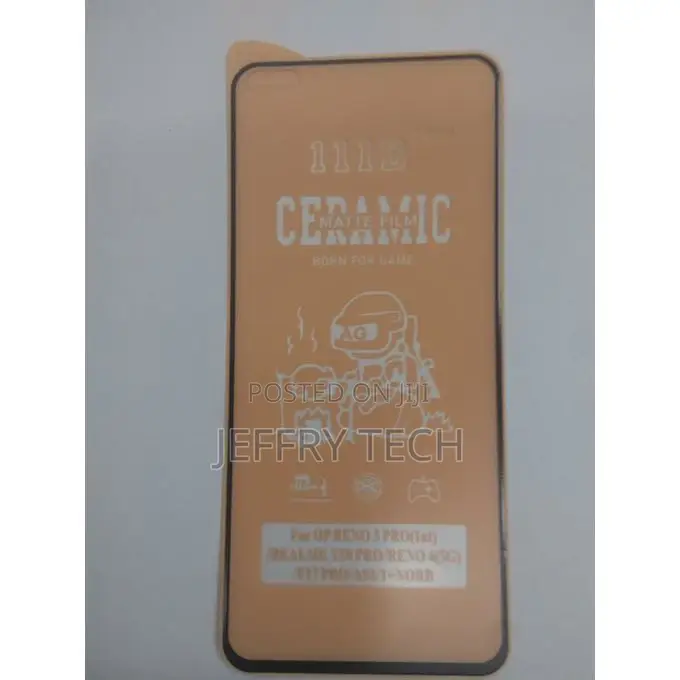 Full 9H Ceramic Anti-Fingerprint Screen Protector for Oppo F