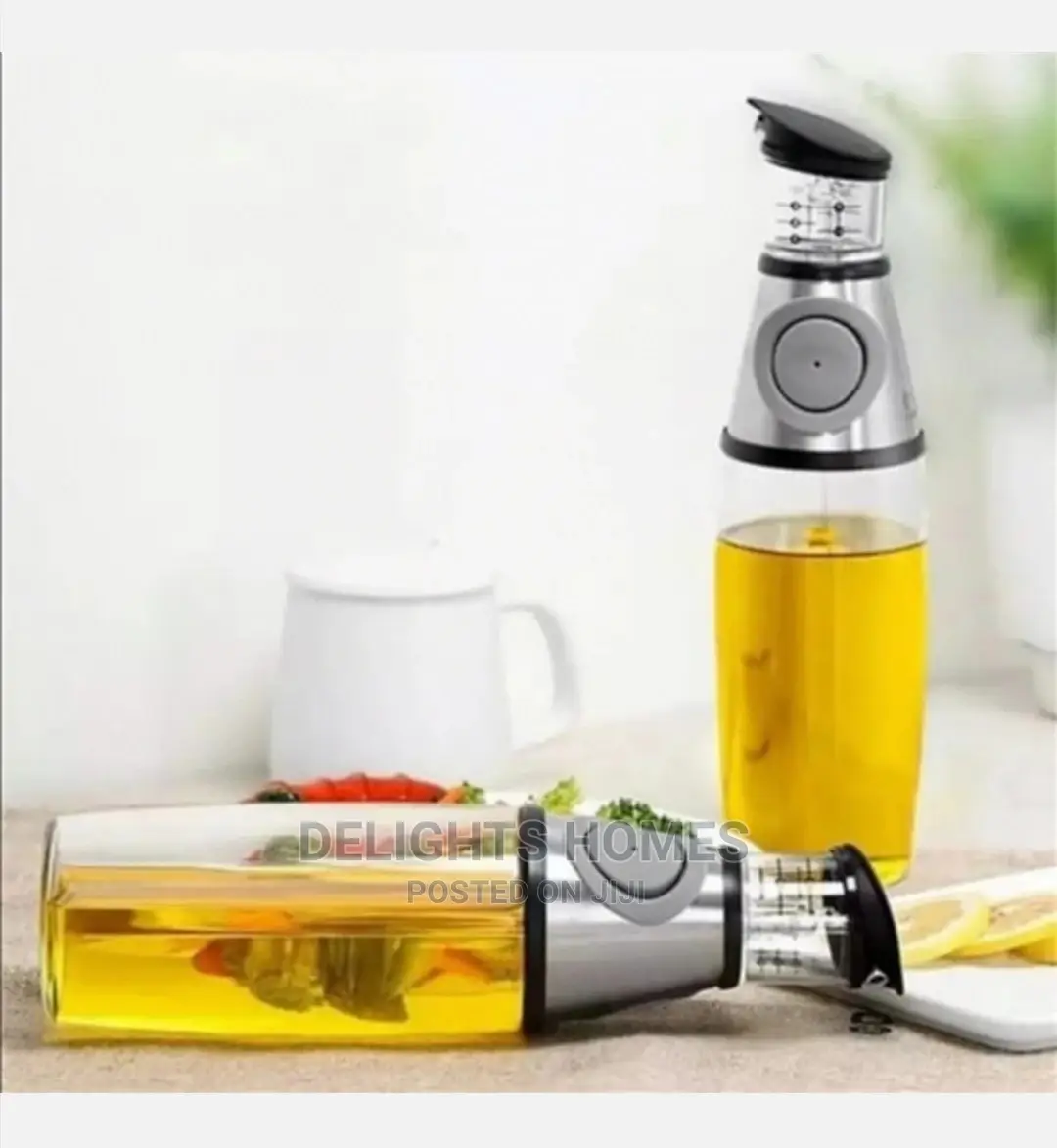 *Press and Measure Oil Dispenser