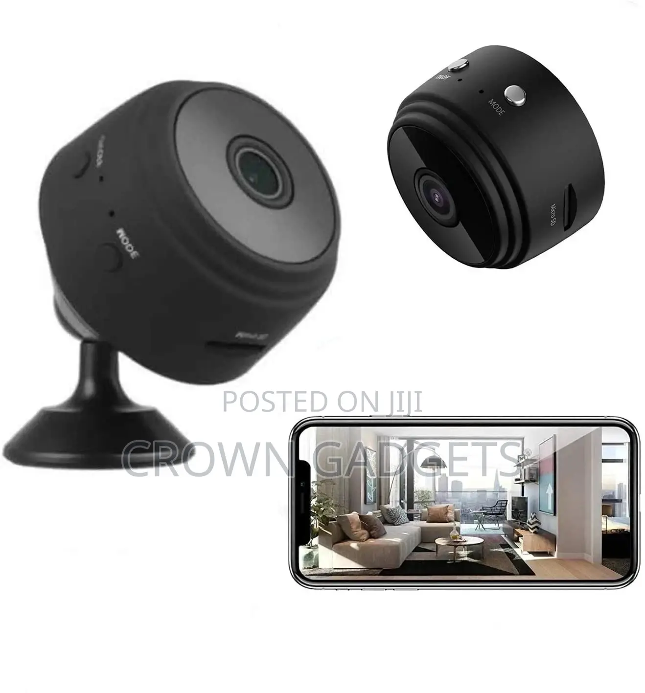 Black A9 HD Mini Camera 1080P IP Spy WIFI Wireless Hidden