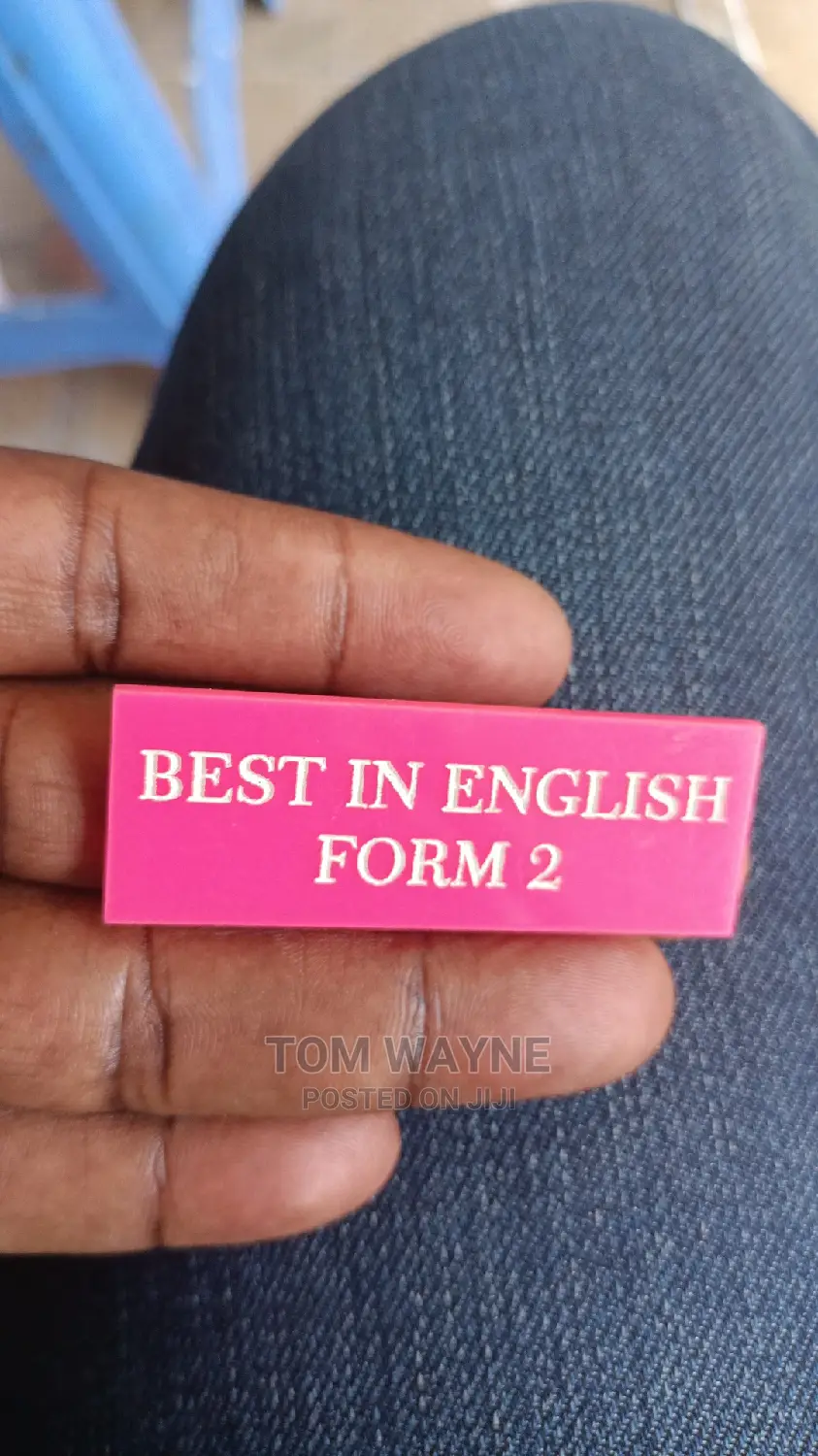 Name Tag Engraving
