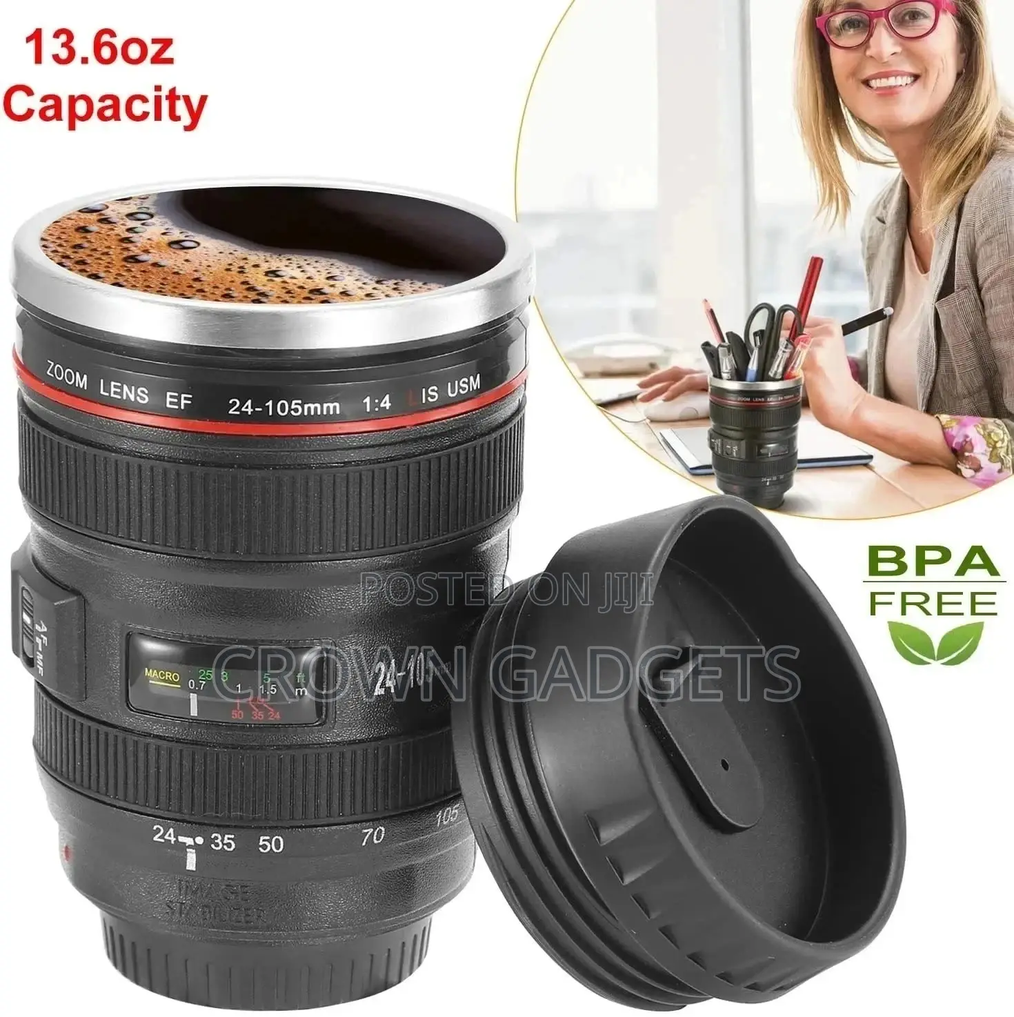 Travel Lens Mug Thermos Great Gifts For Friends,Family