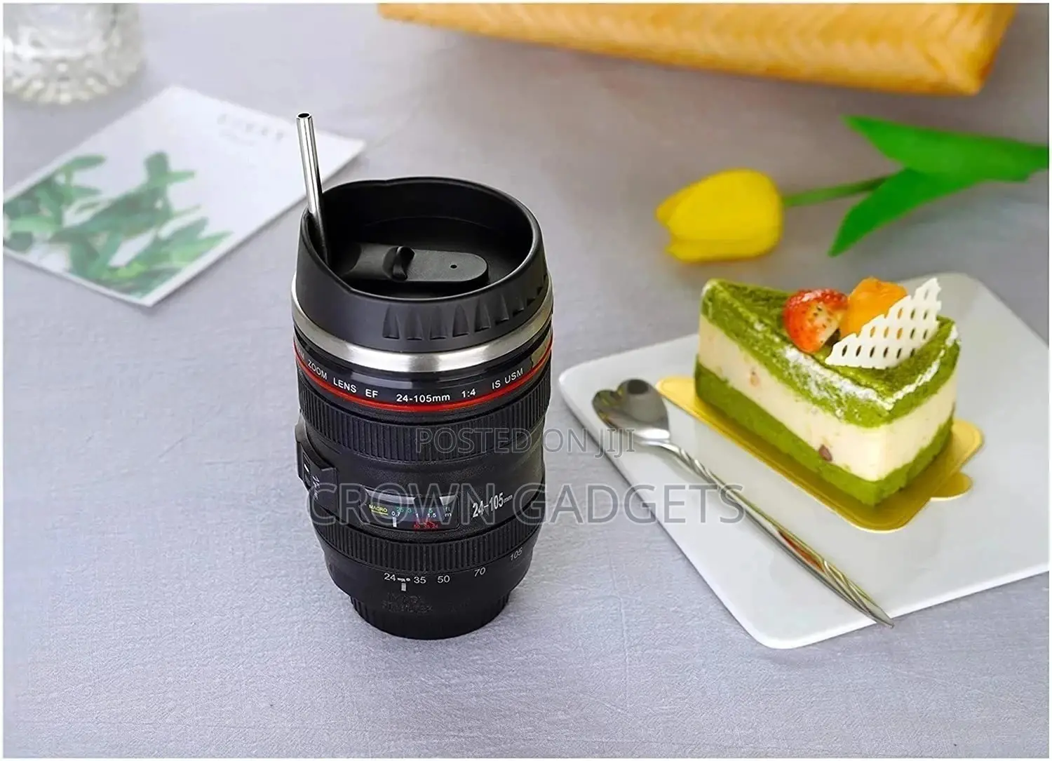 Non-fall Suction Camera Lens Mug