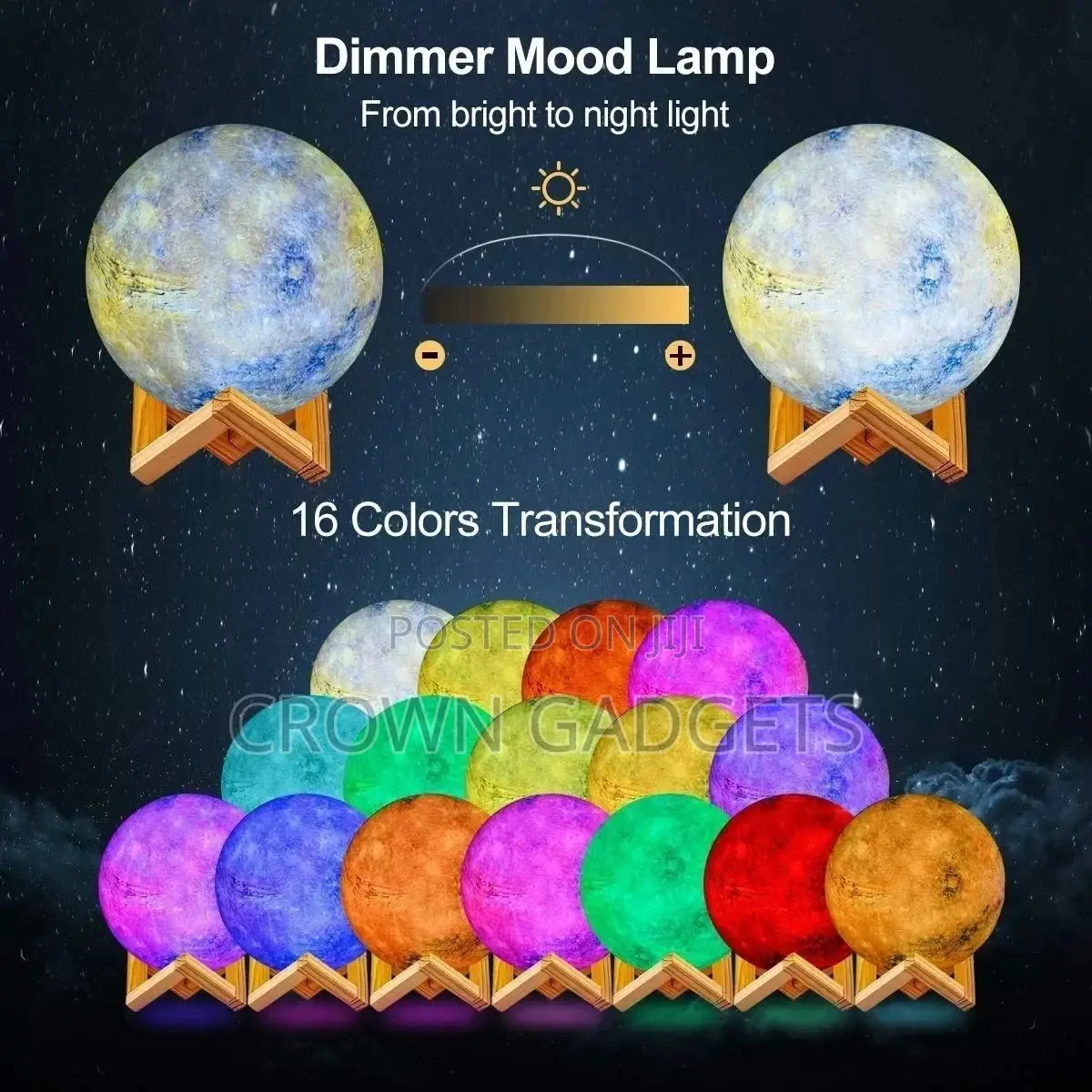1 Pc Moon Lamp