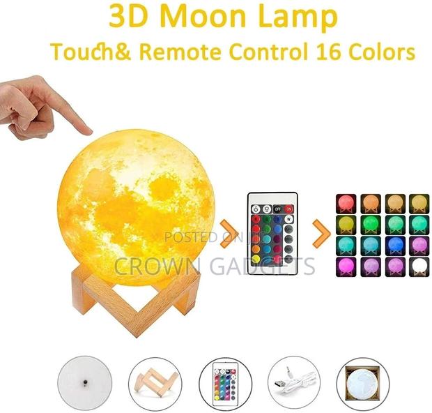 Dropship Rechargeable LED Night Light Moon Lamp - main view