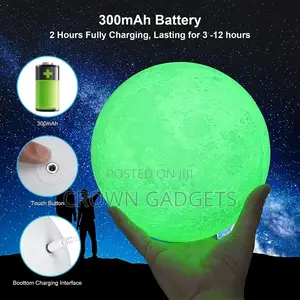 Slow Colour Fade Moon Light Lamp