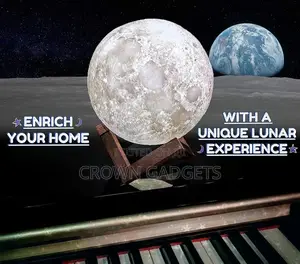 Captivating 3D Moon Lamp Light