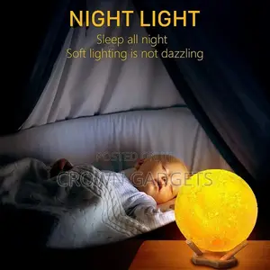 REALISTIC Battery Operated Moon Light Lamp