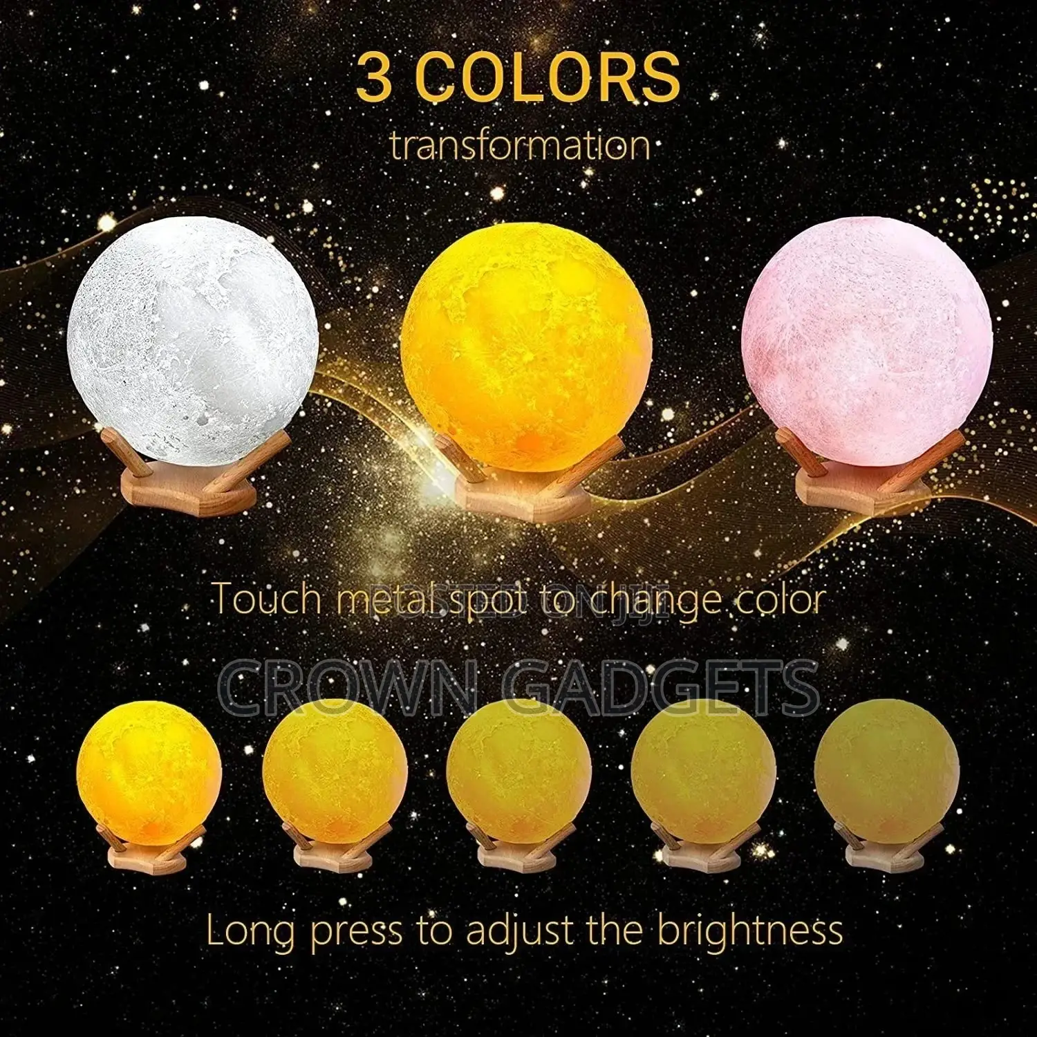 CONVENIENT TOUCH Moon Light Lamp