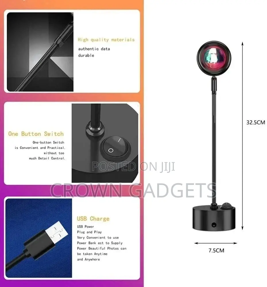 Viral Sunset Lamp From Trendy G