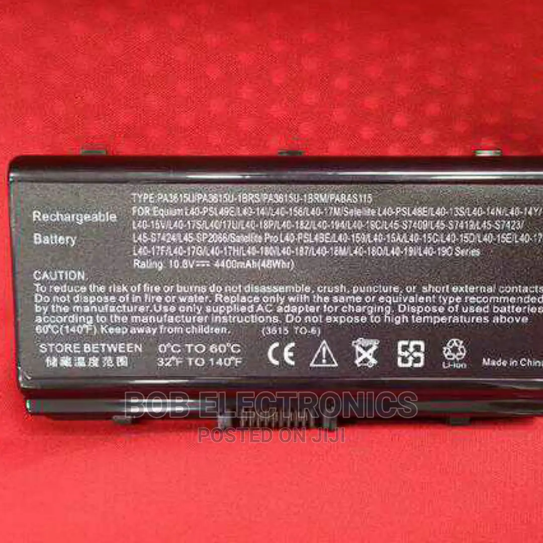Original Toshiba Laptop Battery