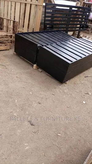 5 by 6 Black Bed