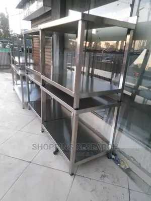 Stainless Steel Kitchen Table/Work Surface With Undershelf