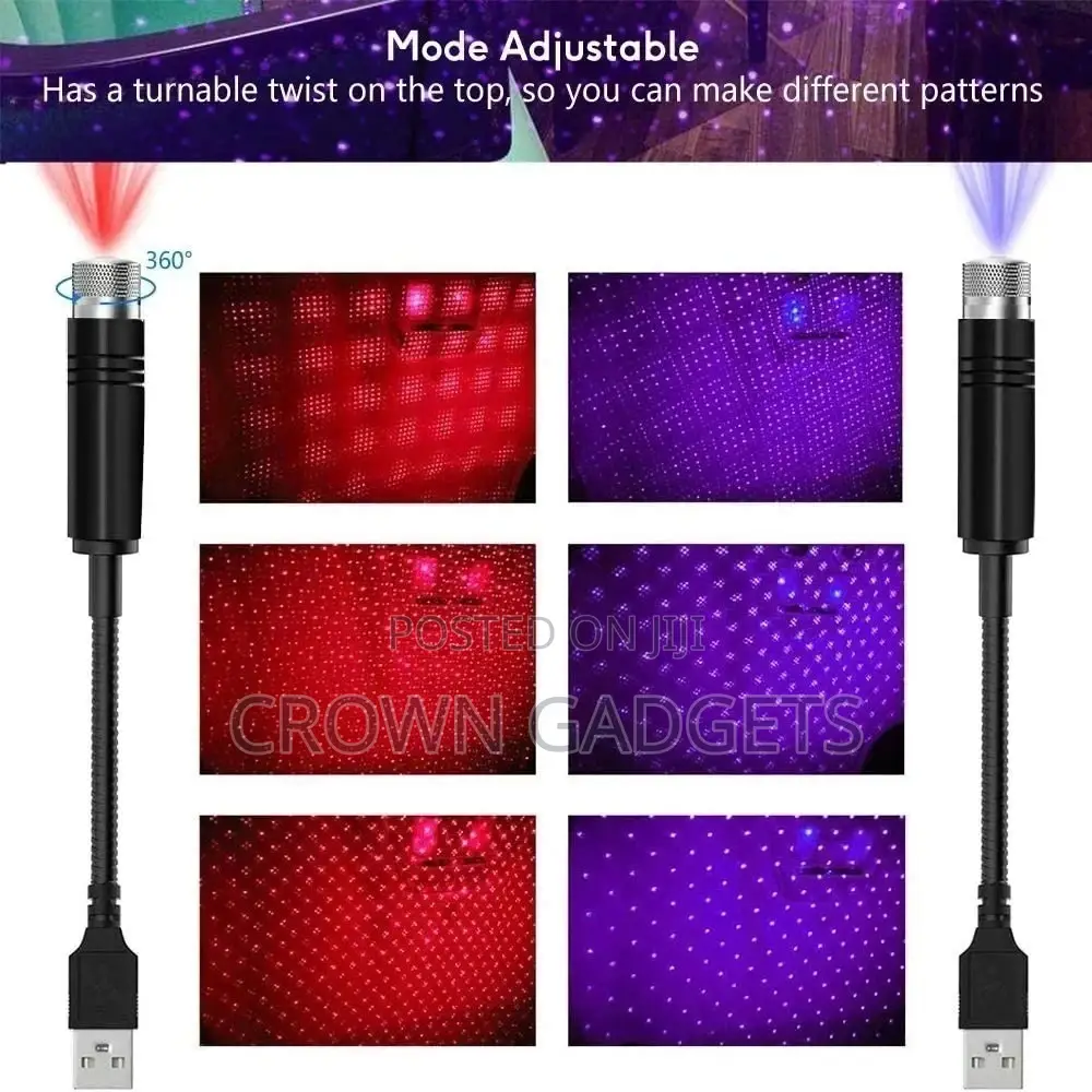 Sound Activated Star Lights for Home and Car