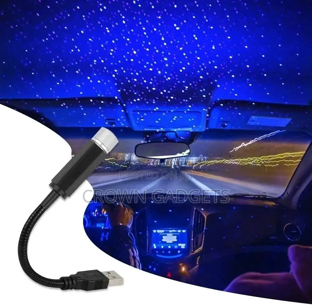 1 Pack USB Night Light for Car