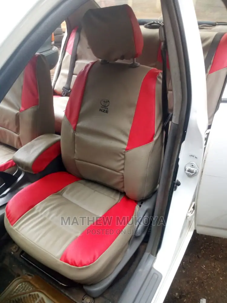 Red Plus Beige Car Seat Covers