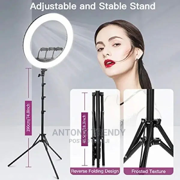 21 Inch 52.5cm LED Ring Vlogging Photography Video Lights