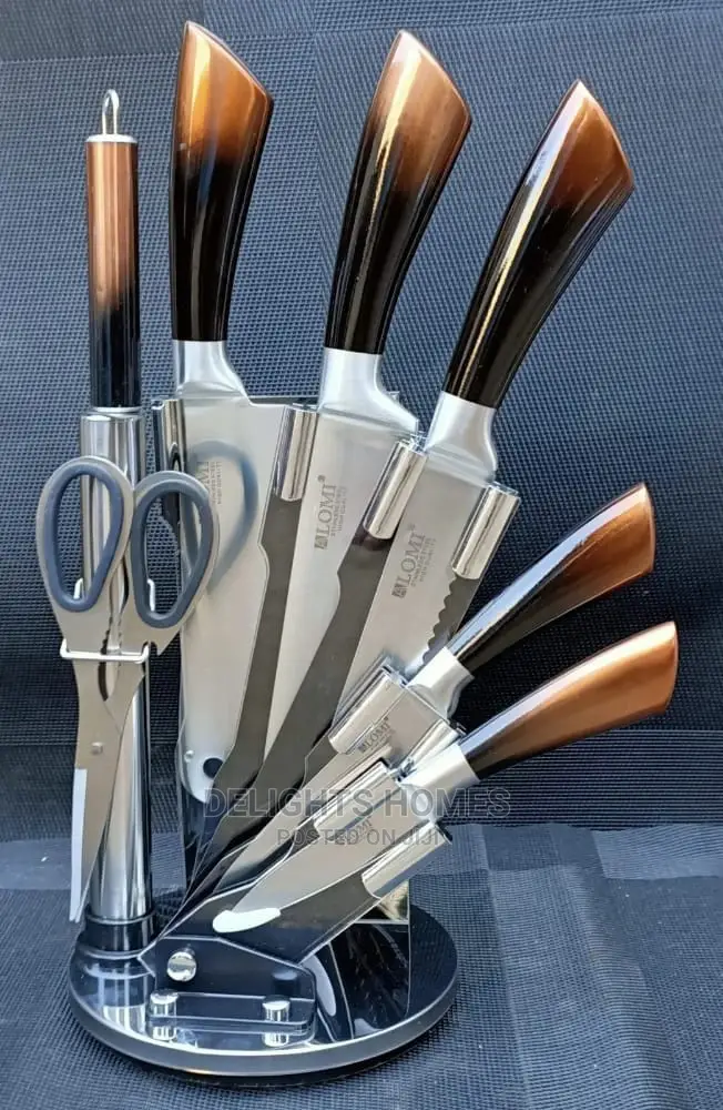 *Stainless Steel Alomi Knife Set