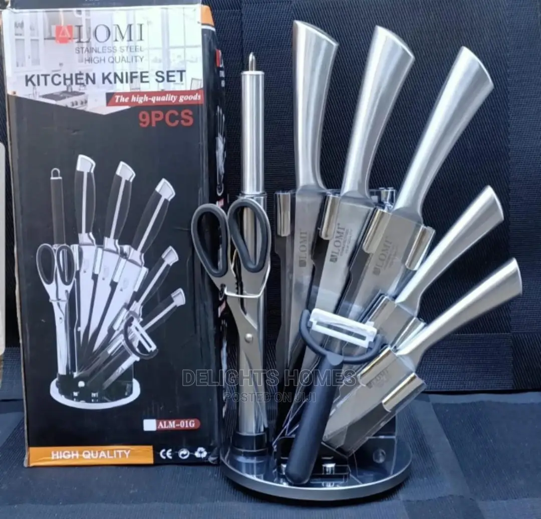 *Stainless Steel Alomi Knife Set