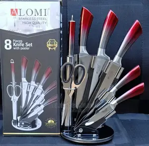 *Stainless Steel Alomi Knife Set
