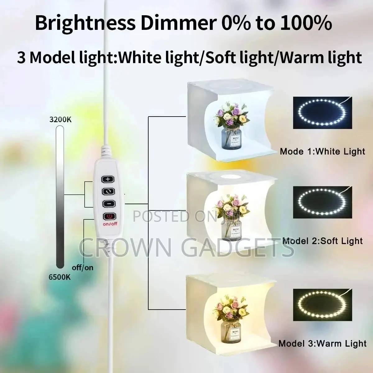 Easy to Carry Folding Photo Lightbox